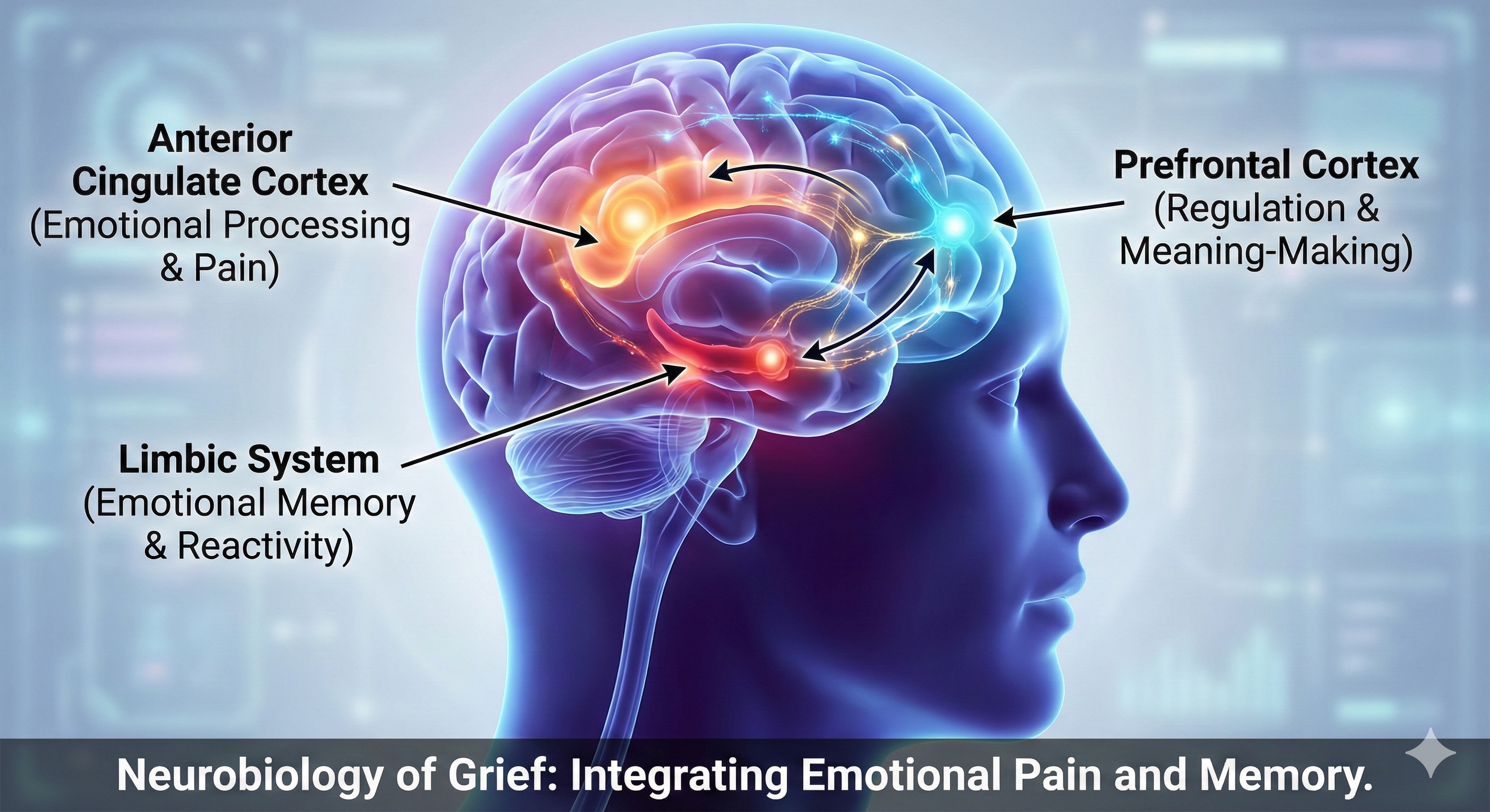 Neurobiology of grief and emotional processing